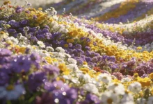 野花组合：用自然色彩妆点城市与田园-瀚阳绿化